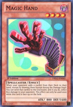 Yu-Gi-Oh! - Magic Hand (DRLG-EN045) - Dragons of Legend - 1st Edition - Super Rare