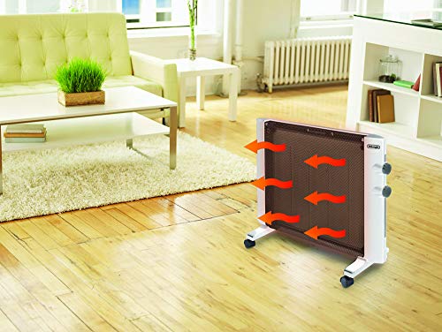 DeLonghi Mica Panel Heater, Rooms up to 250 sq. ft, White - Thumbnail 6