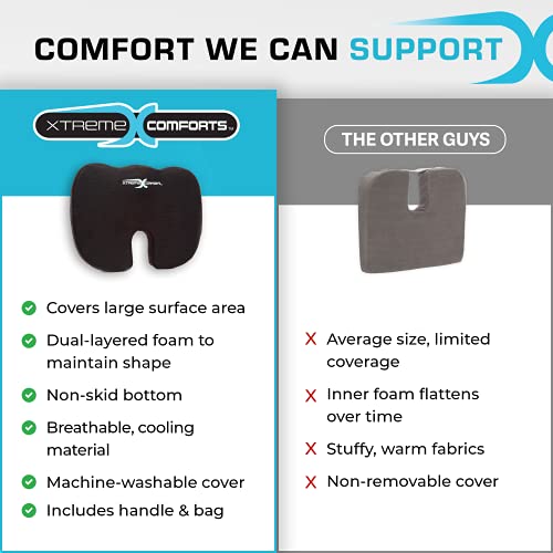 Xtreme Comforts Seat Cushion, Office Chair Cushions Pack of 1 Padded