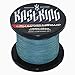 KastKing Superpower Braided Fishing Line,Low-Vis Gray,50 LB,1097 Yds