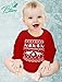 TeeStars - Ugly Christmas Sweater Trex Baby Long Sleeve Bodysuit
