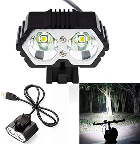 Led Bicycle Light, Bike Bicycle Headlight / 6000LM 2 X XM-L T6 LED USB Waterproof Lamp Bike Bicycle Headlight