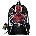 Bebamour New Style Spiderman Patterns Back to School Backpacks Superman School Bags (black)