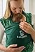 Babypeta Baby Sling Organic Infant Carrier and Newborn Wrap–Premium Cotton/Spandex Blend for Cozy Softness & Adjustable Comfort – Hands-Free Swaddle for Moms, Green