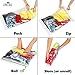Lekors - Travel Space Saver Bags - 5 Medium and 5 Large Roll Up Storage Bags - Pack of 10 Compression Packing Bags - Double Zipper - Reusable - No Vacuum or Pump Needed