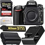 Nikon D750 DSLR Camera: Includes Promotional SanDisk Extreme PRO 64GB SDXC Memory Card