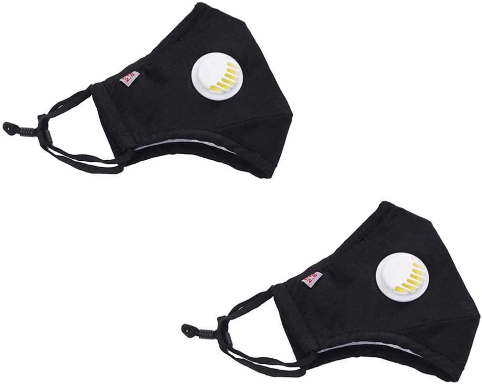 Zhongke Pollen Mask Cotton Breathing Anti-Dust Reusable Unisex Anti-Pollution Motorcycle Sports Running Cycling Mask-2 PCS