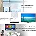 TV Antenna, Reignet 50 to 70 Mile Range Amplified Indoor HDTV Antenna with Detachable Amplifier Signal Booster and 16.5FT Coax Cable - Shiny White