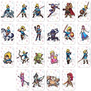 JRT Best EU Mini NFC Cards for Switch/Wii U The Legend of Zelda Breath of The Wild - 22 PCS Set Includes 4 Champions Summon Epona Wolf Link Etc.