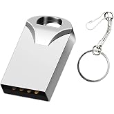 Super Mini USB Flash Drives Memory Sticks Pendrives Jumpdrive Thumb Drive with Waterproof Dustproof Shockproof (Silver 4GB)