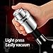 GiniHomer Wine Stoppers, 1 pack, Silver