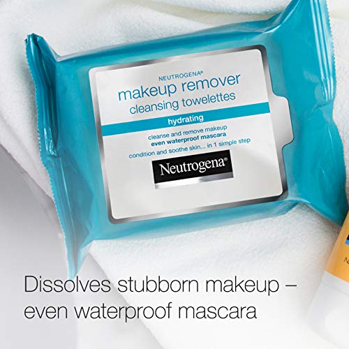 Neutrogena Makeup Remover Cleansing Towelettes, Daily Face Wipes to