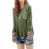 HOT Sale!Canserin Women Long Sleeve Round Neck Shirt