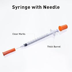 U-100 1ml 30 Gauge 5/16" Syringe, Individually