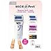 Emjoi Micro-Pedi Callus Remover w/ Batteries & 4 Bonus Refill Rollers