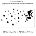 Cute Little Fairy Stars DIY Wall Decor Art 3D DIY Acrylic Mirror Wall Sticker for Kids Room Bedroom Kindergarten Wall Decals Stickers Wallpaper Home Decoration (Silver)