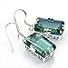 Shimmering Sterling Silver Lab Created Color Change Alexandrite Dangle Earrings