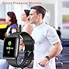 YAMAY Smart Watch,Fitness Trackers With Heart Rate Monitor/Pulse Oximeter/Blood Oxygen Monitor/Blood Pressure Monitor…