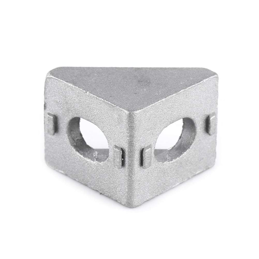 10PCS Aluminum Alloy Corner Bracket L Shape Right Angle Joint Brace Fastener for Home Hardware Fixtures 20x20x17mm