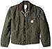 Carhartt Men's Blanket Lined Sandstone Detroit Jacket J97,Moss,Small
