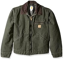 ジャケット・アウター Carhartt J97 MOSS (2000-2012,2014-2017) Vtg Carhartt J97 MOS Detroit Canvas Jacket Flannel Blanket Lined