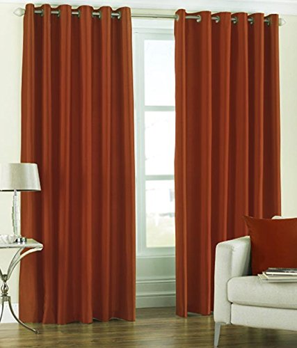 Buy P Home Decor Set Of 2 Premium Heavy Fabric Polyester Eyelet