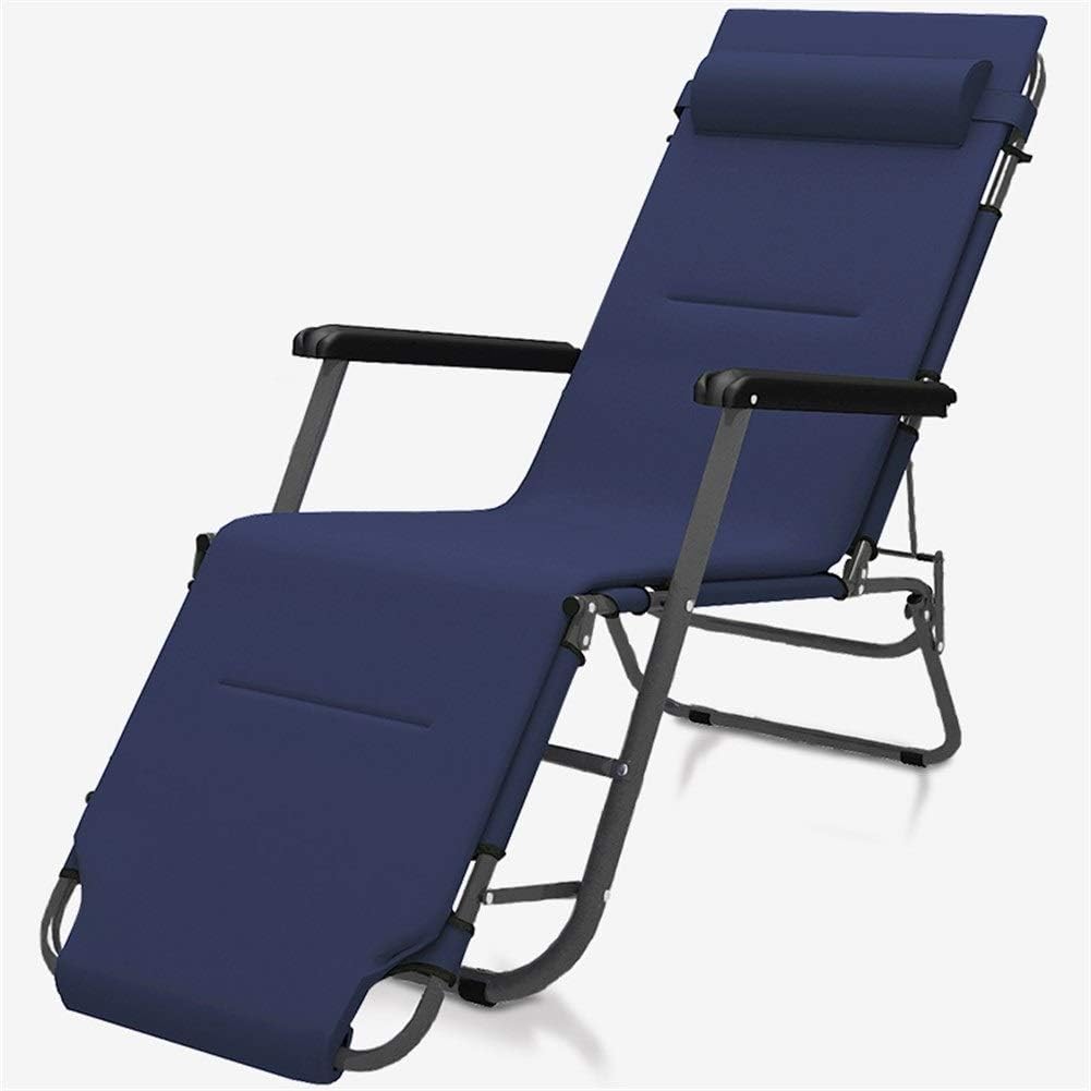 Garden Chair Metal Sun Lounger, Folding Sunbed Rustresistant