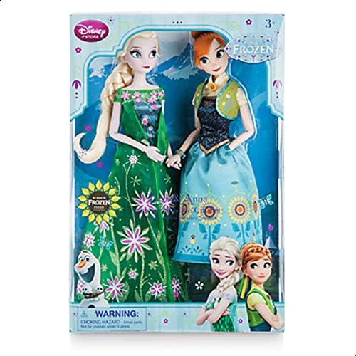 elsa and anna frozen fever dolls