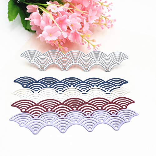 Benbo Cutting Dies, Flower Lace Embossing Stencil Dies Cut, Metal Mould Template Cutting Dies Stencil for DIY Scrapbooking Embossing Album Paper Card Decor Craft (Lace Embossing Serial)