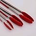 Kitchen Tongs, Set of 3-7, 9, 12 Inch Heavy Duty, Non-stick Silicone, Stainless Steel Locking Kitchen Tongs for Barbeque, Cooking or Grilling