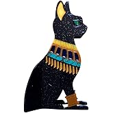 Novelty Mysterious Cat Claw Clip,Funny Acetate Claw Clip for Women,Fashion Hair Clip,Black