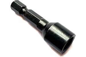 Yoliko 3/8"-16 Hanger Bolt Driver Double Headed Wood Screws Fully All Threaded Rod Threaded Insert Hexagon Head Drill Driver Bits