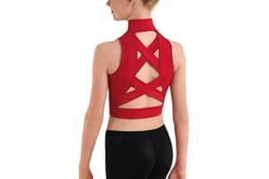 Balera Crop Top with Criss-Cross Straps for Girls & Women Perfect for Dance