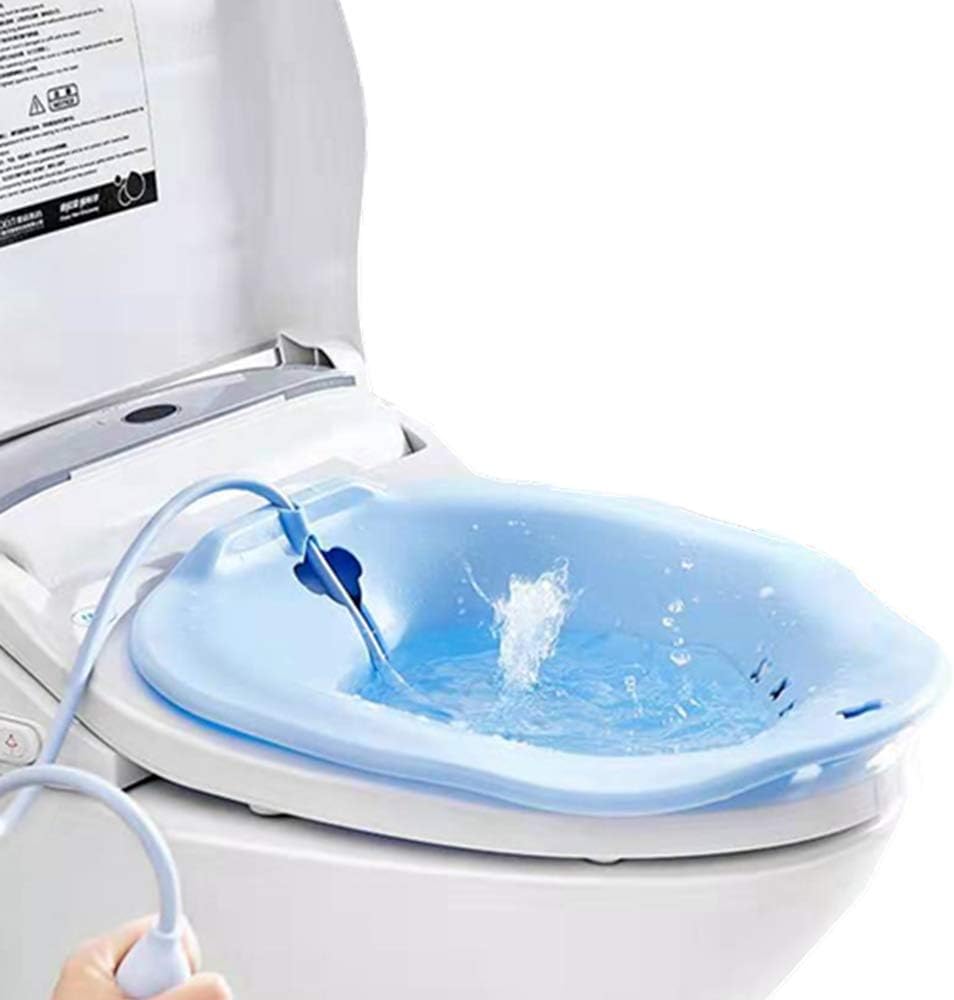 H&W Hip Bath,Sitz Bath Over The Toilet, Special for Pregnant Women