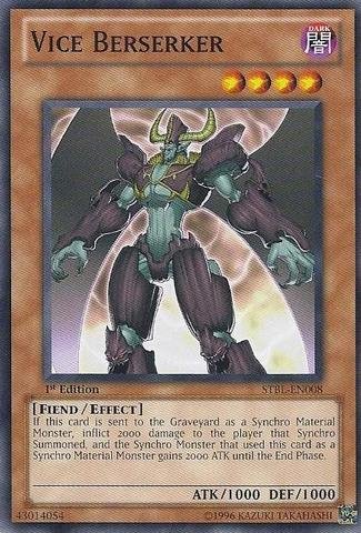 Yu-Gi-Oh! - Vice Berserker (STBL-EN008) - Starstrike Blast - 1st Edition - Common
