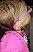 Black Stay Puts, Removeable Rubber Ear Lock for Kids or Adult Glasses