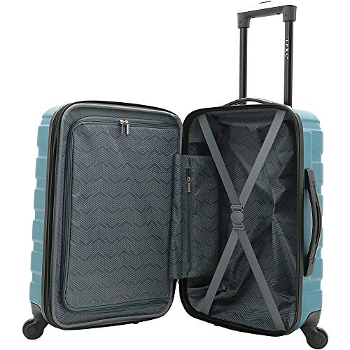 TPRC Expandable Spinner Hardside Luggage Set, Teal, 2Piece (28" and 20