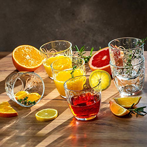 KADAX Trinkgläser, 6er Set, Wassergläser, Saftgläser aus Glas, Gläser für Wasser, Drink, Saft, Party, Garten… – Bild 6