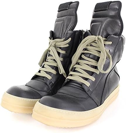 Amazon リックオウエンス 18ss Geobasket ジオバスケット Ru18s54 サイドジップハイカットスニーカー 43 ブラック 中古 Rick Owens リックオウエンス スニーカー