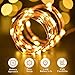 Oak Leaf 30-LED Fairy String Lights, Battery Operated, Warm White, Set of 2