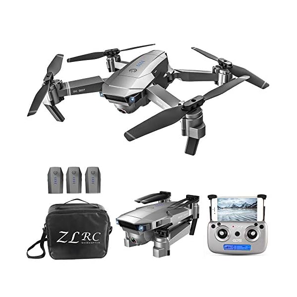 Goolsky SG907 5G WiFi 1080P Drohne mit Dual Kamera GPS Optical Flow Positionierung MV-Schnittstelle Follow Me Geste…