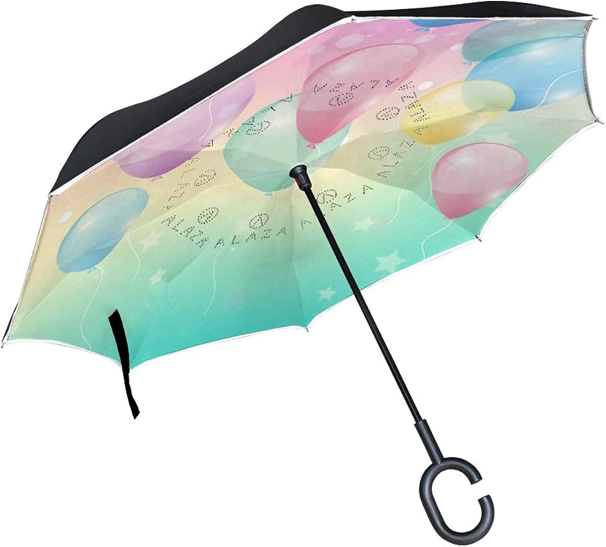 Ombrello Pieghevole Verdura Donna - Design Melanzana UV 97cm 8 Ossa