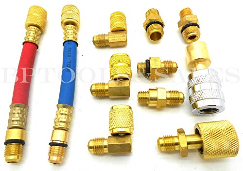 A/C Air Conditioning Refrigeration Charging AC Manifold Adapter Hoses Set