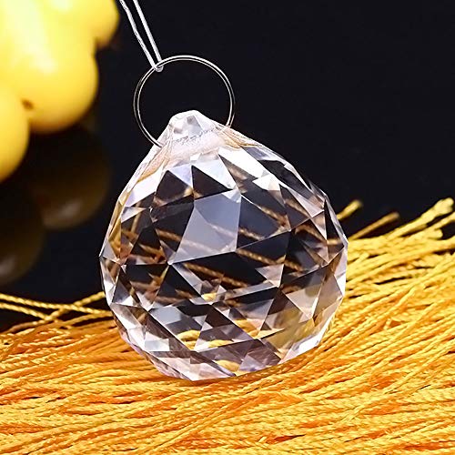 CandyHome Glass Crystal Ball Prism Pendant Feng Shui Suncatcher Hanging Window Rainbow Suncatcher Crystal 40mm Pack of 2 - Thumbnail 2