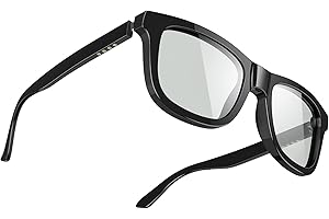 Wicue 0.1s Dimming Sunglasses Slide Control Polarized UV400 Protection IPX4 Waterproof for Fishing Running Driving…