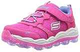 Skechers Kids Girls' Skech-Air Stardust Running Shoe, Periwinkle Neon Pink, 8 M US Toddler