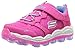 Skechers Kids Girls' Skech-Air Stardust Running Shoe, Periwinkle Neon Pink, 8 M US Toddler