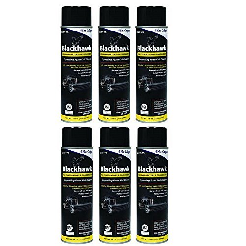 Nu Calgon Aerosol Blackhawk 18 oz Evaporator and Condenser Coil Cleaner (6-pack)