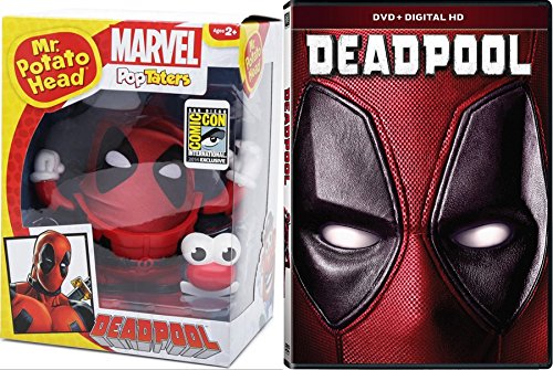 Marvel ComiCon Deadpool Mr. potato Head & Deadpool Movie with Gag Reel (DVD + Digital HD) Marvel Exclusive Suer Hero Figure Pack Marvel ComiCon Deadpool Mr. potato Head & Deadpool Movie with Gag Reel (DVD + Digital HD) Marvel Exclusive Suer Hero Figure Pack