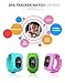 TKSTAR Gps Tracker Smart Watch Phone Two-way Call for Kids with SIM Slot SOS Call Anti-lost Alarm Remote Monitor GPS/LBS Locator Smart Bracelet Watch Support Android IOS No Subscription Fee Q50